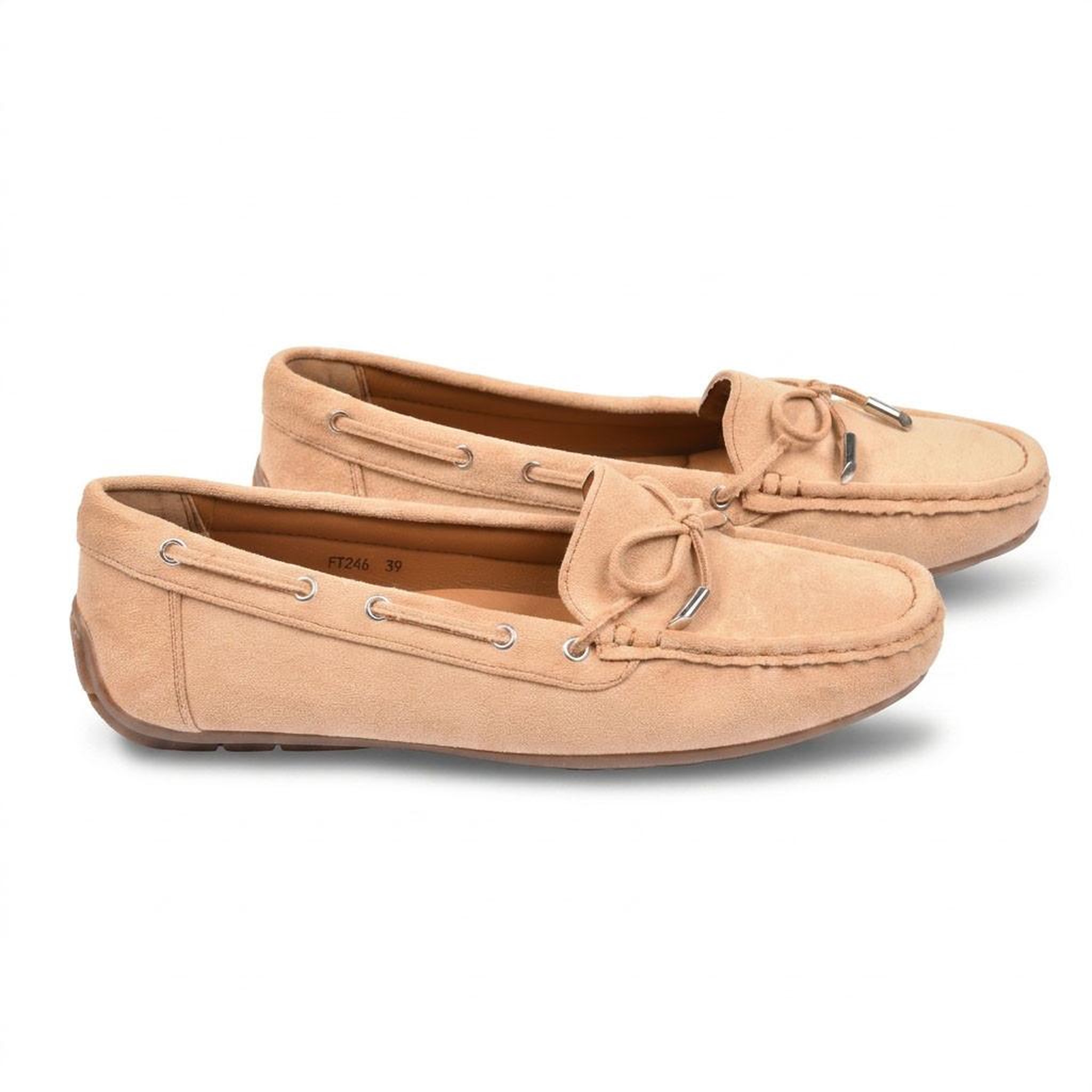 Voir la diapositive 3 : OZABI OZABI Mocassins Femme Lacet Daim Bobo Chic 3 Coloris