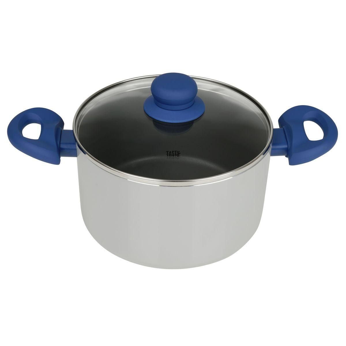 TASTY Faitout avec dosage d'huile et couvercle 20 cm Tasty Casserole