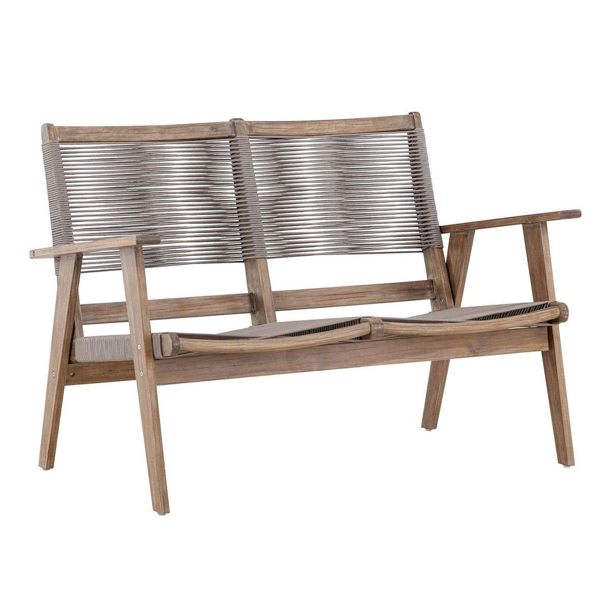 Voir la diapositive 1 : Paris Prix Canapé de jardin 2 places  little john  120cm marron