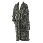 Paris Prix Peignoir Flanelle Imprimé  Léopard  Kaki