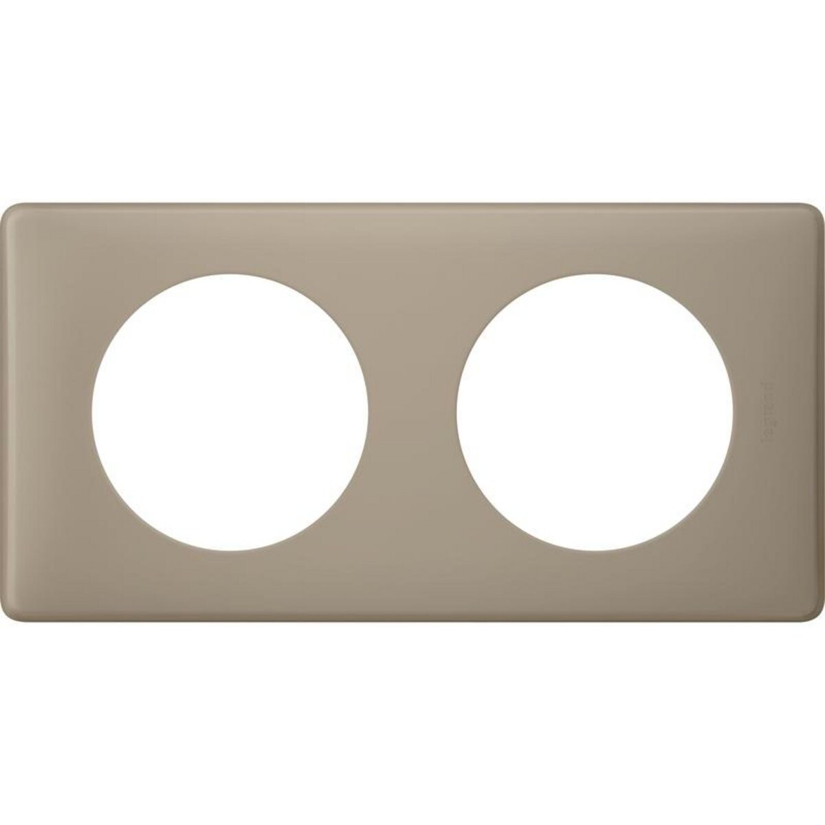 Legrand Celiane plaque 2 postes gres