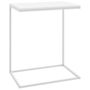Voir la diapositive 2 : VIDAXL Table d'appoint Blanc 55x35x66 cm Bois d'ingenierie