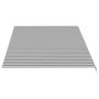 Voir la diapositive 4 : VIDAXL Tissu de remplacement pour auvent Anthracite et blanc 5x3 m