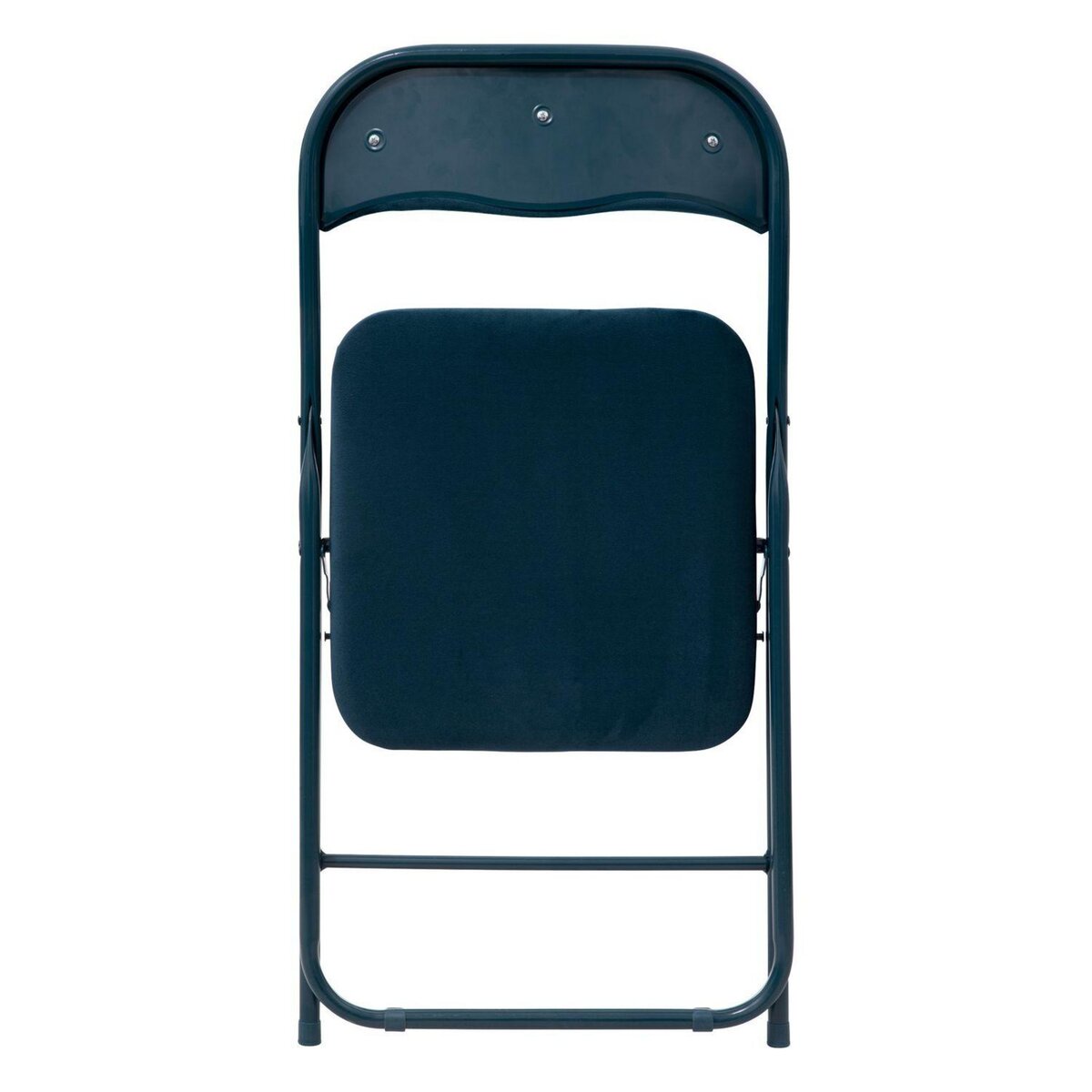 FIVE Chaise pliante effet velours