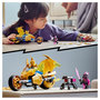 Voir la diapositive 8 : LEGO Ninjago 71768 La Moto Dragon d&rsquo;Or de Jay, Jouet avec Figurines pour Enfants