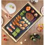 Voir la diapositive 5 : LITTLE BALANCE Plancha gril électrique 2000w 51x26cm - 8280