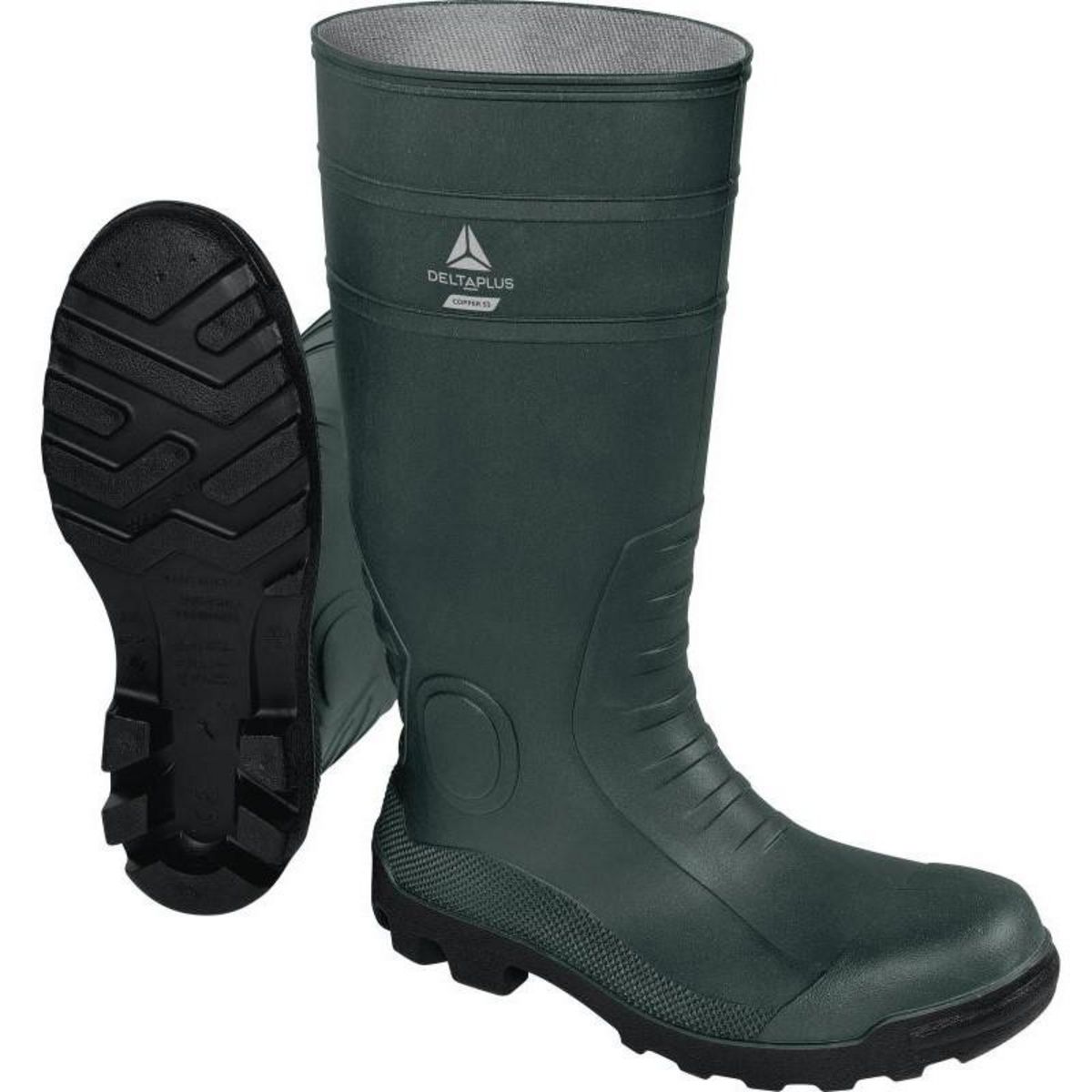 Delta Plus Botte de sécurité PVC COPPER S5 SRA vert P48 DELTA PLUS COPPES5VE48