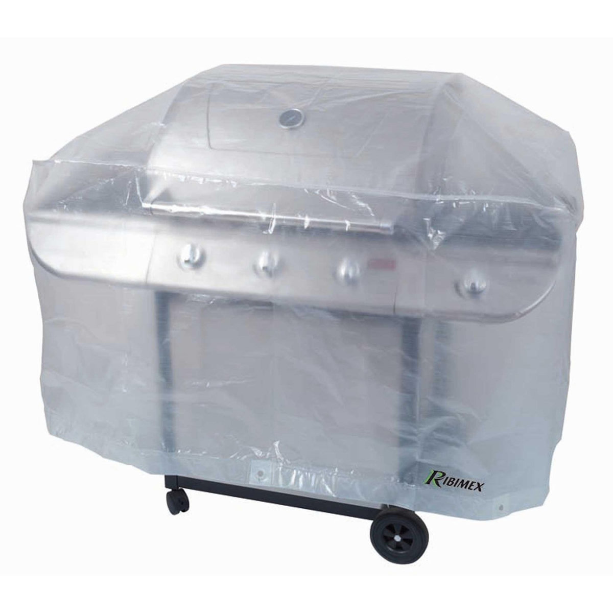 Ribiland Housse transparente barbecue 130x70x80 cm