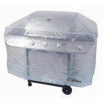 Ribiland Housse transparente barbecue 130x70x80 cm