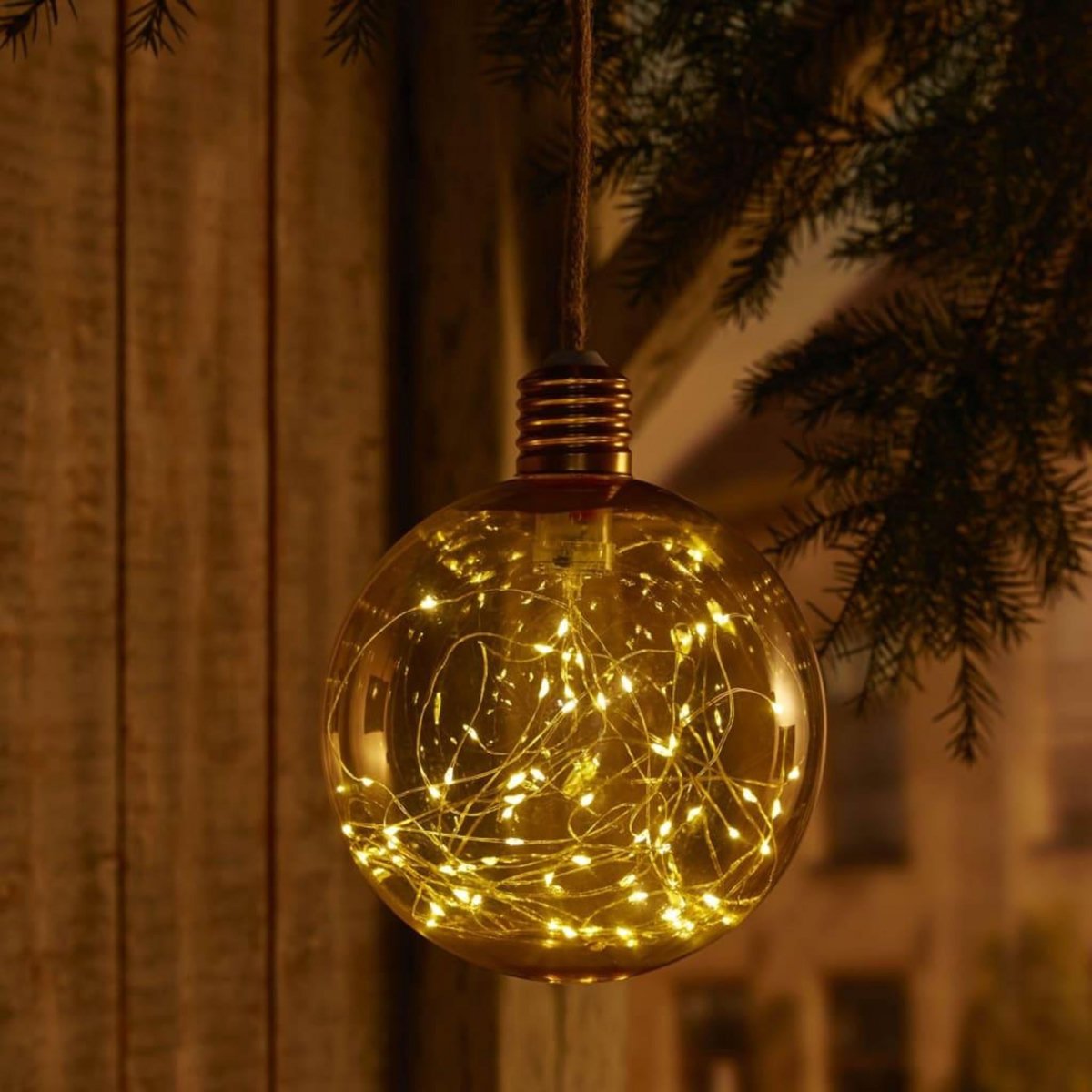 LUXFORM Lighting Luxform Lighting Lampe sur corde a LED sur pile G170 Transparent