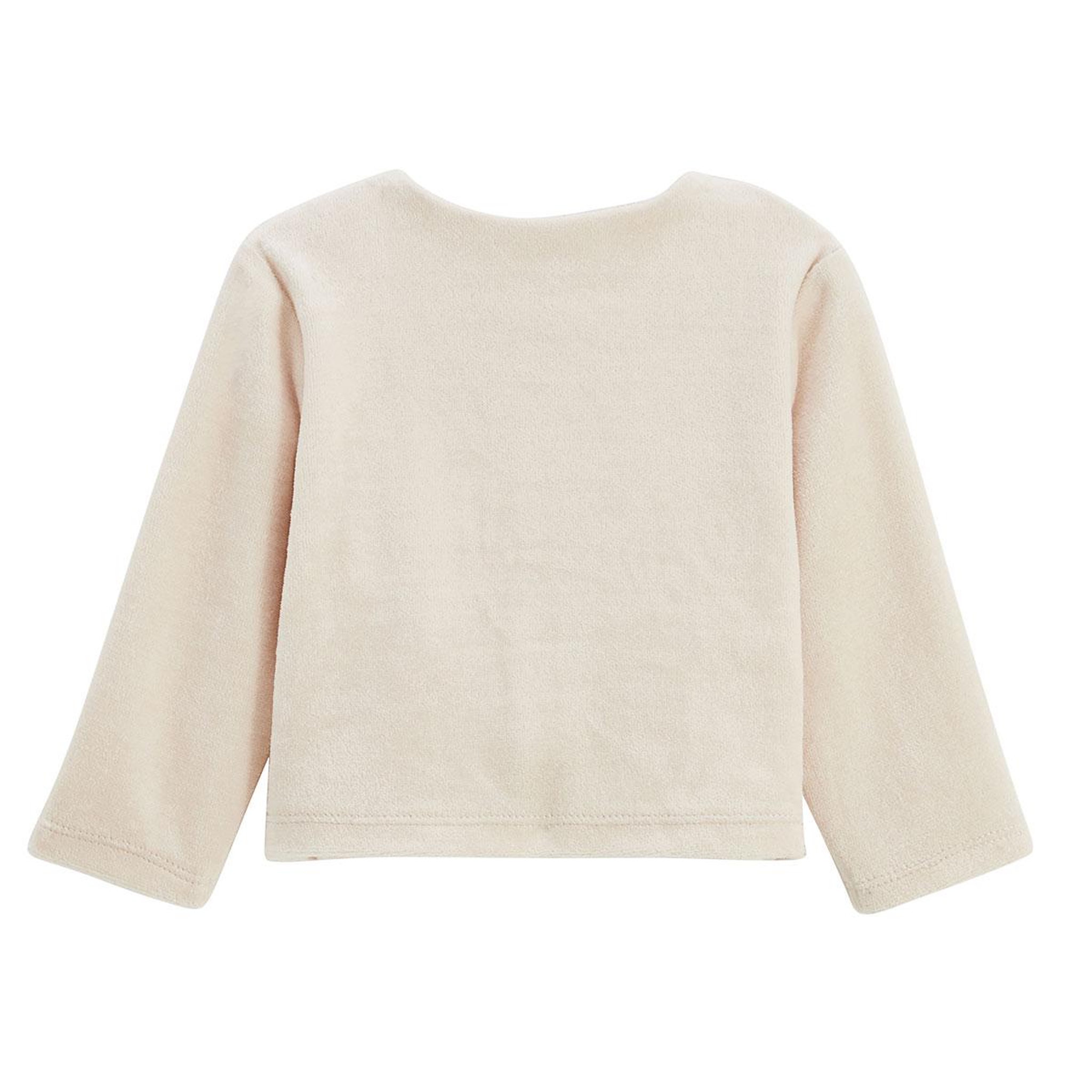 Voir la diapositive 4 : Petit BÃ©guin Ensemble bébé gilet et pantalon à pied en velours eden