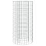 Voir la diapositive 2 : VIDAXL Foyer en gabion Ø 50 cm Fer galvanise
