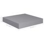 Voir la diapositive 6 : VIDAXL Etageres murales flottantes 2 pcs gris 23x23,5x3,8 cm MDF