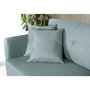 Voir la diapositive 6 : CONCEPT USINE Canapé 3 places scandinave et 2 coussins en tissu vert d'eau HOGA