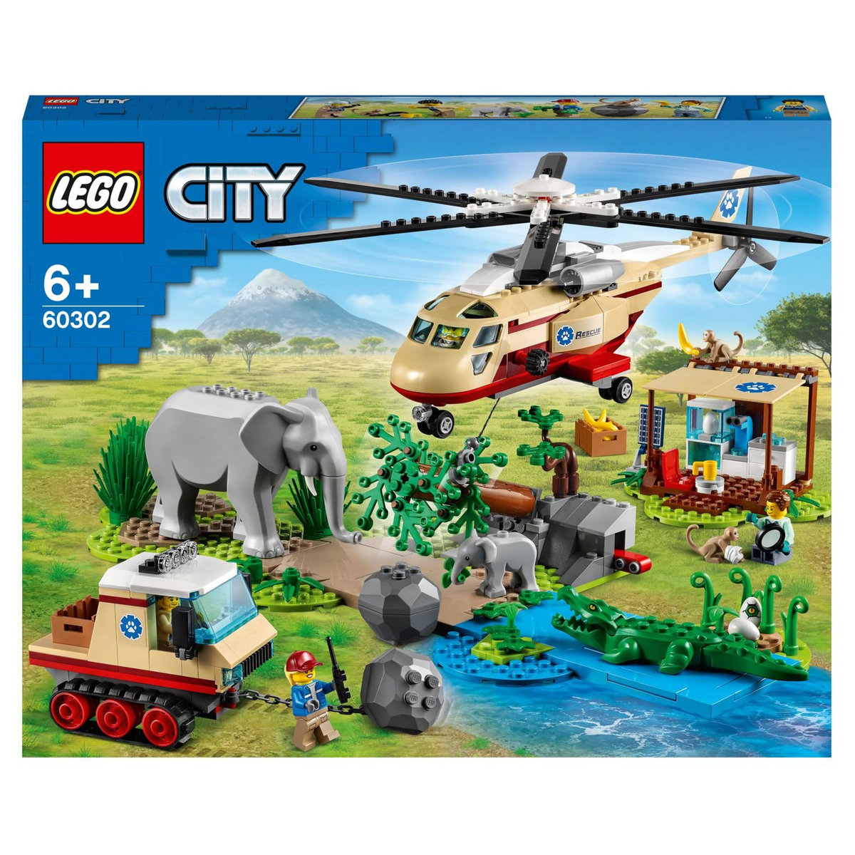 LEGO City Wildlife 60302 L'opération de sauvetage des animaux sauvages dès 6 ans