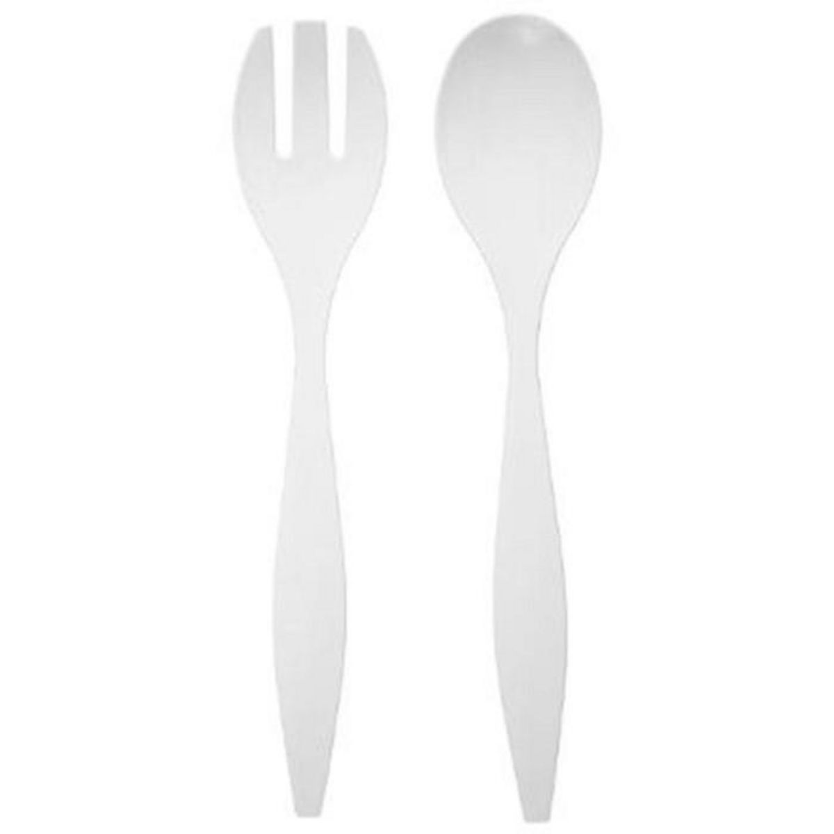 FIVE Couverts à Salade  Wave  29cm Blanc