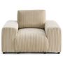 Voir la diapositive 6 : LISA DESIGN Garance - fauteuil en velours côtelé grosses côtes