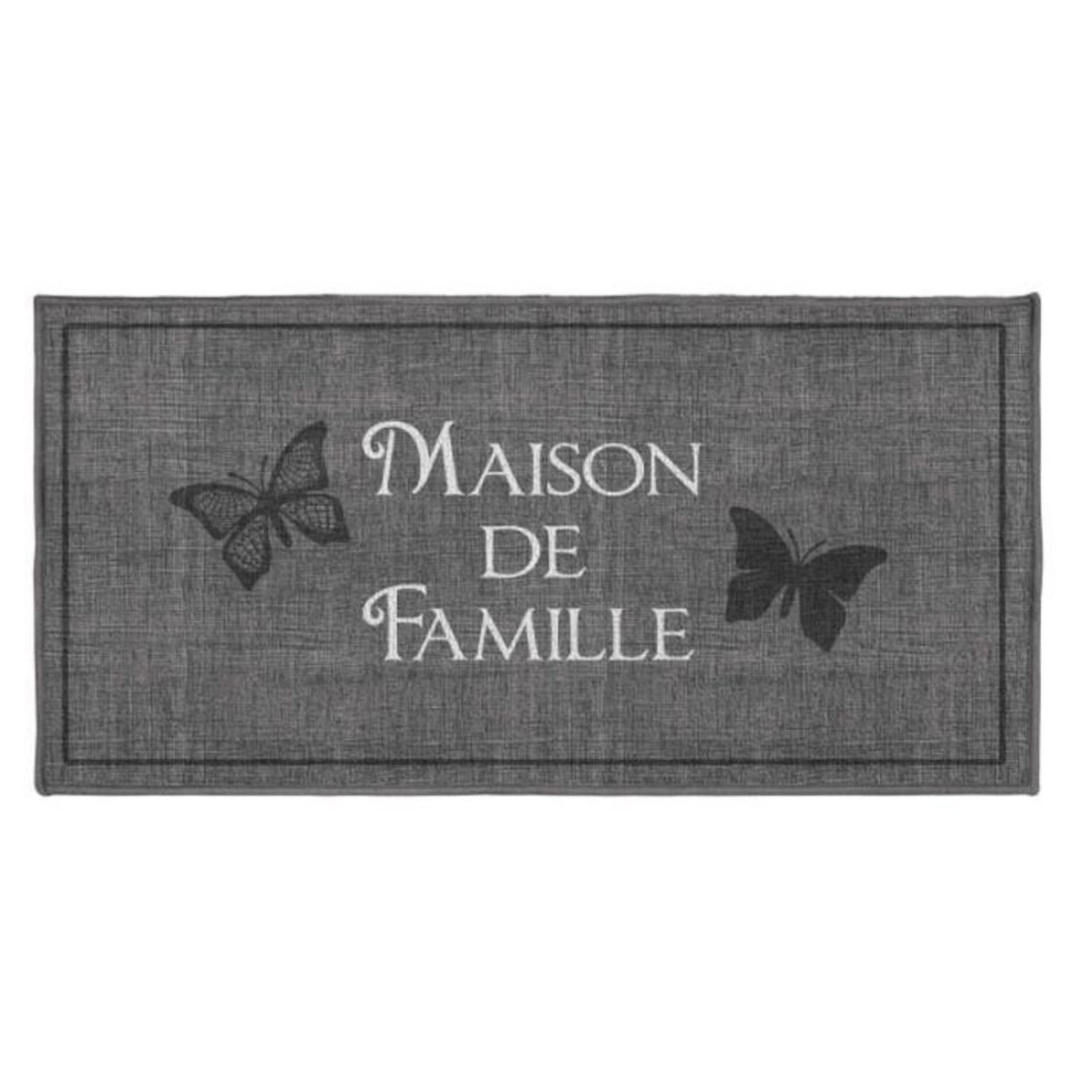 Paris Prix Tapis Rectangle  Familia  50x120cm Gris