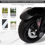 Voir la diapositive 6 : HOMCOM Moto électrique pour enfants 3 roues 6 V 3 Km/h effets lumineux et sonores rouge
