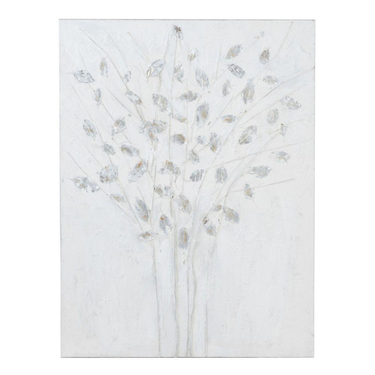 Paris Prix Tableau Déco  Branches  90x120cm Blanc