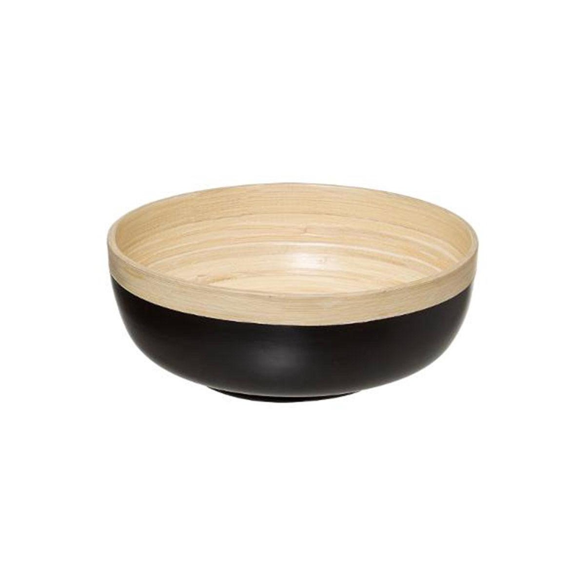 FIVE Saladier rond bambou  modern  20cm charbon