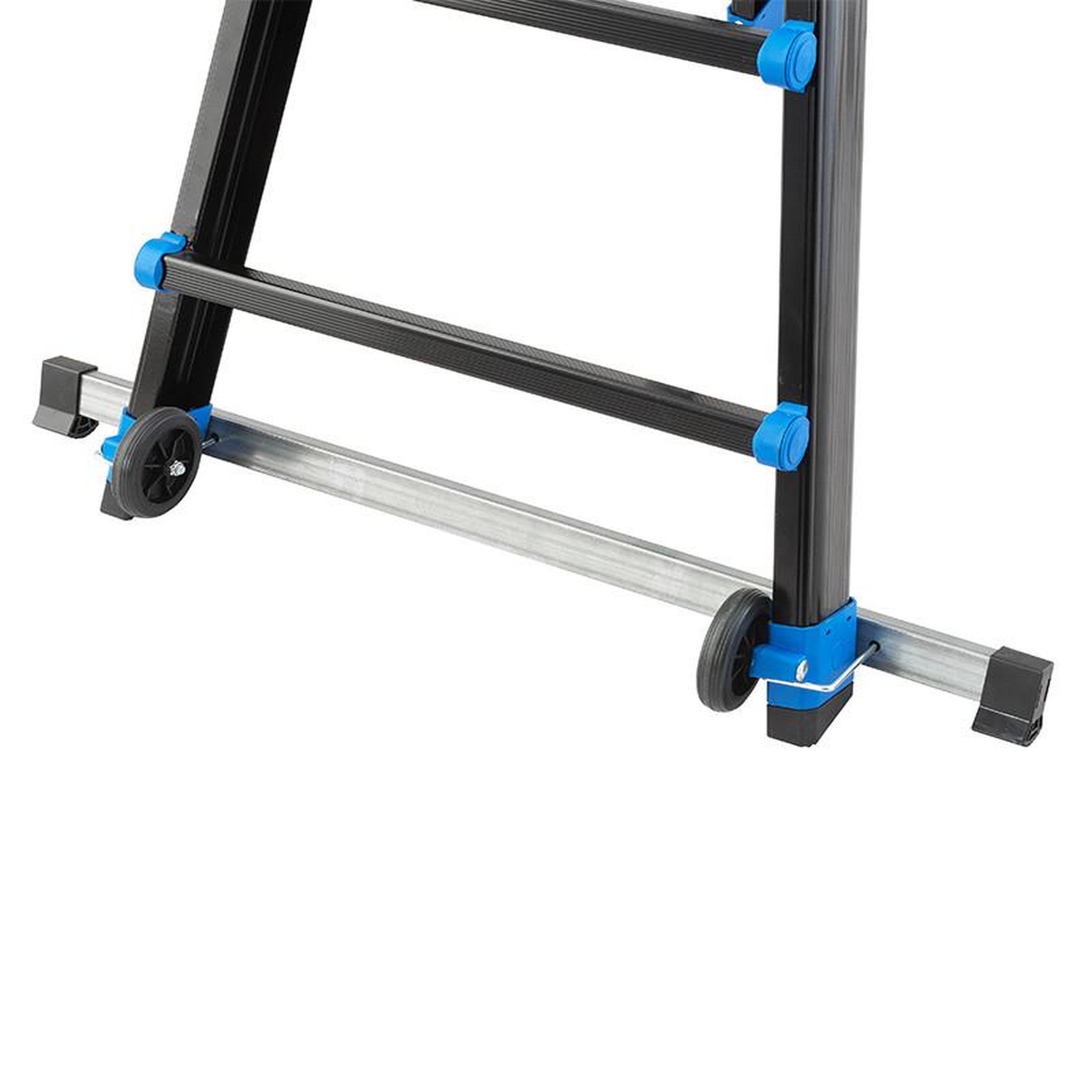 Voir la diapositive 4 : HAILO Echelle pliable multifonction télescopique 4x4 échelons 4,1m/5m Hailo ProfiLine