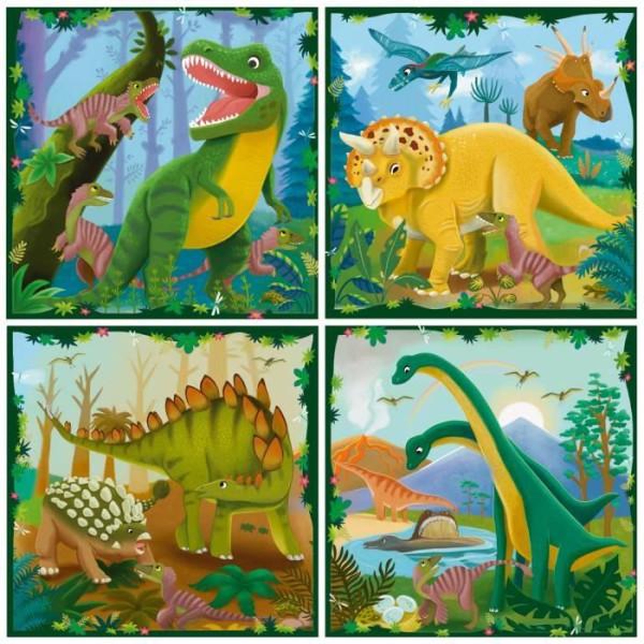 RAVENSBURGER Puzzle enfant, puzzle up!, les dinosaures, des 4 ans, 12004003, ravensburger