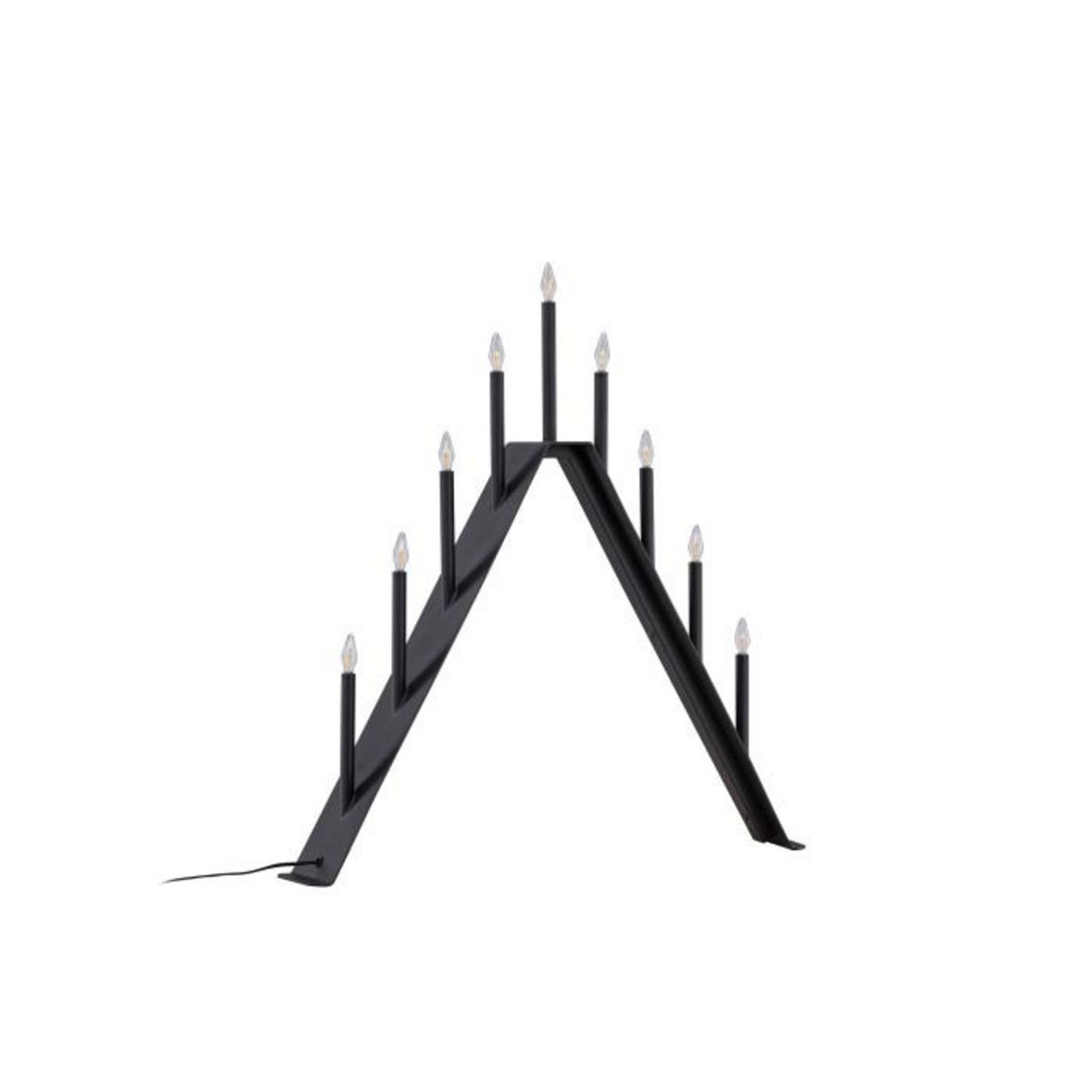 Paris Prix Lampe à Poser Bougeoir Déco  Are  64cm Noir