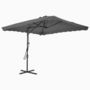 Voir la diapositive 2 : VIDAXL Parasol d'exterieur avec mat en acier 250 x 250 cm Anthracite