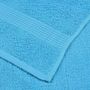 Voir la diapositive 6 : VIDAXL Serviettes d invité 4 pcs turquoise 30x50cm 360 g m² 100% coton