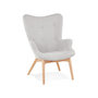 Voir la diapositive 1 : Paris Prix Fauteuil Design Scandinave  Ticao  93cm Gris