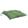 Voir la diapositive 5 : VIDAXL Coussins de chaise lot de 2 a motif de feuilles 40x40x7 cm