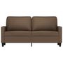 Voir la diapositive 3 : VIDAXL Canape a 2 places Marron 140 cm Tissu
