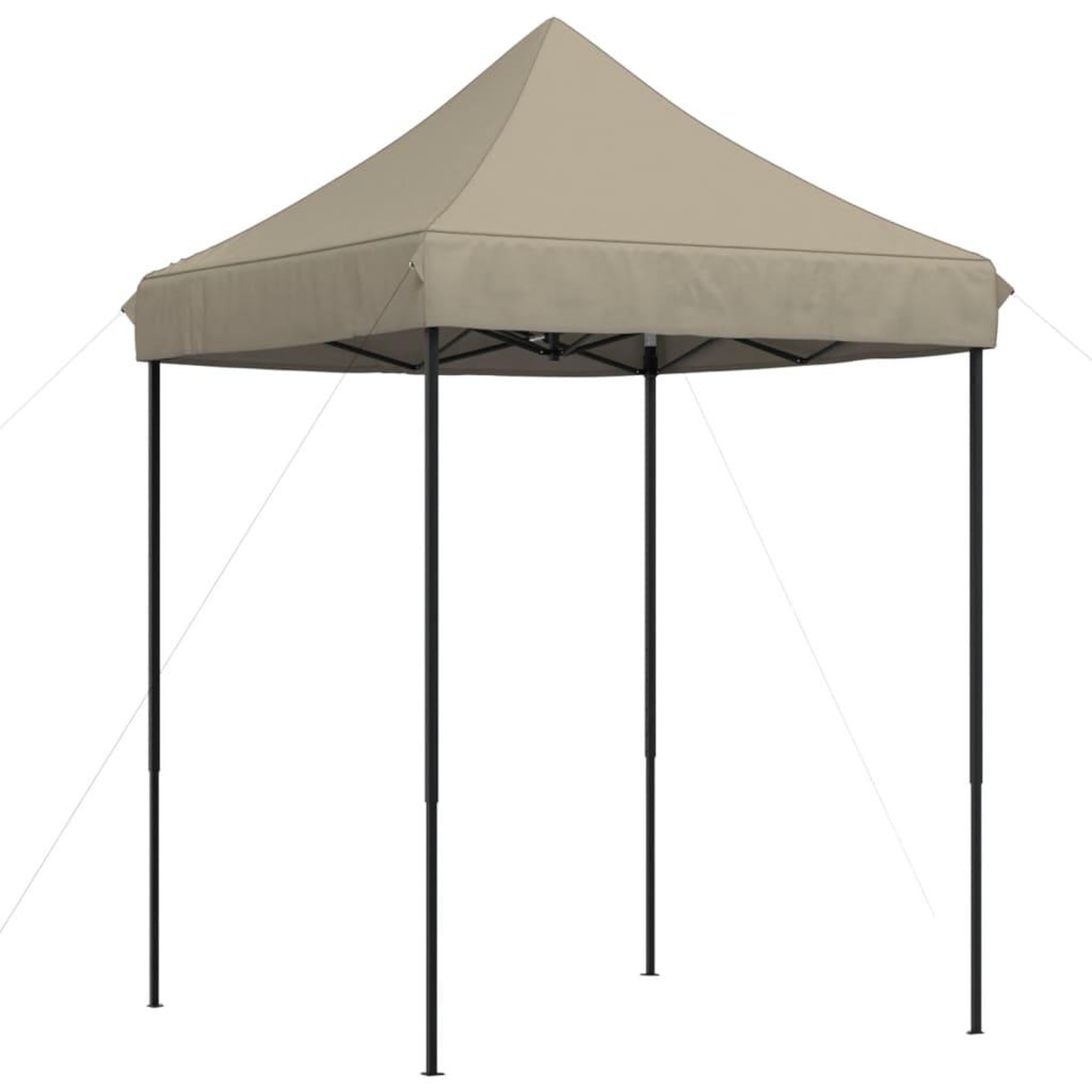 Voir la diapositive 5 : VIDAXL Tente de reception pliable escamotable taupe 200x200x306 cm