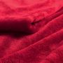 Voir la diapositive 2 : Paris Prix Plaid Uni en Flanelle  Flanou  125x150cm Carmin