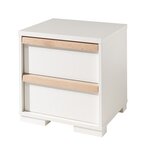 Table de chevet AIMY. Coloris disponibles : Blanc