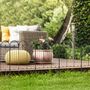 Voir la diapositive 2 : OUTSUNNY Lot de 5 clôtures de jardin décoratives en métal avec ornements - dim. totales 305L x 79,5H cm - noir