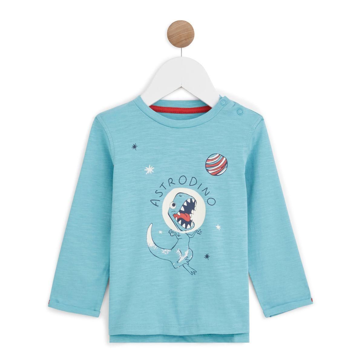 IN EXTENSO T-shirt manches longues dinosaure bébé garçon