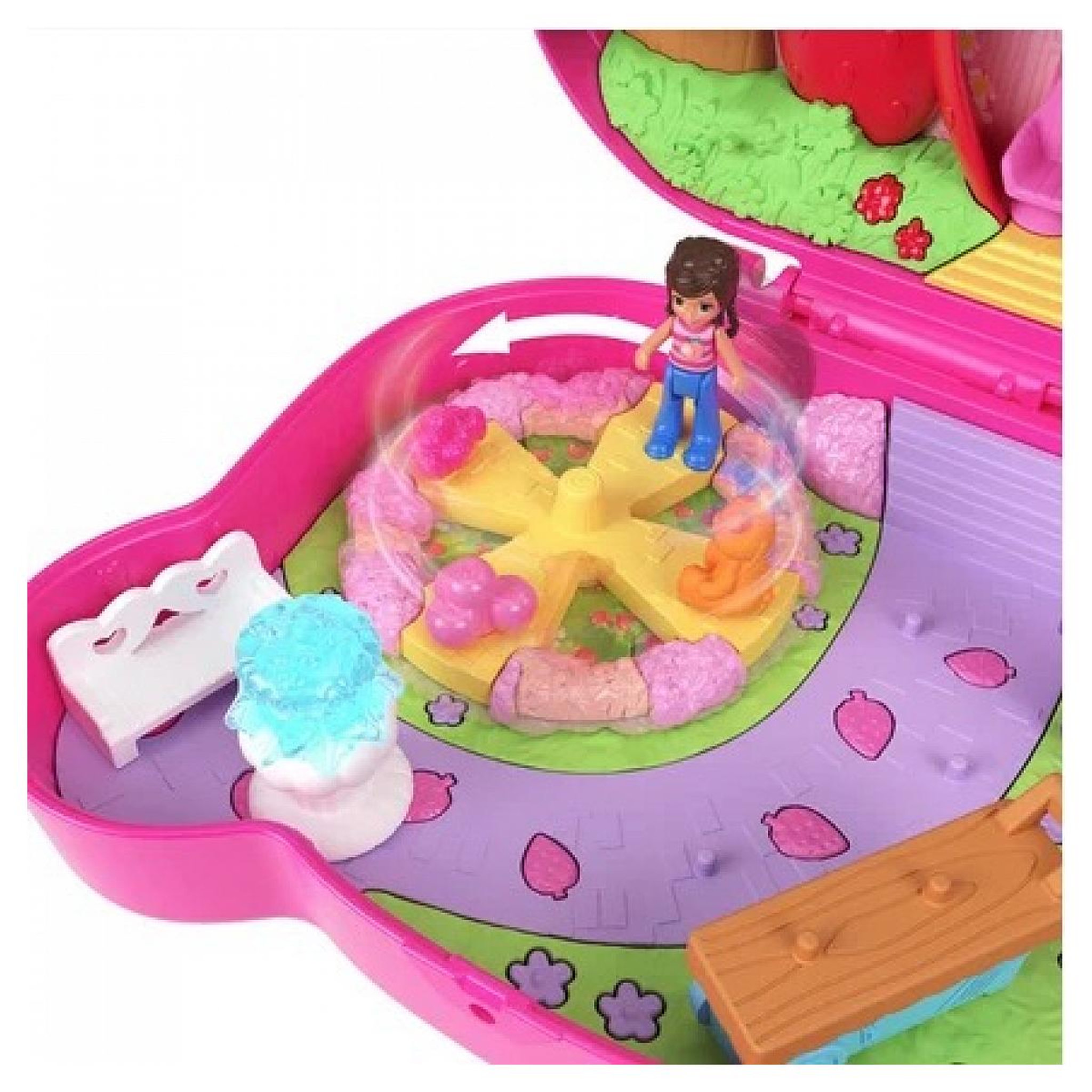 Voir la diapositive 2 : MATTEL Polly Pocket Coffret Ourson Fraise