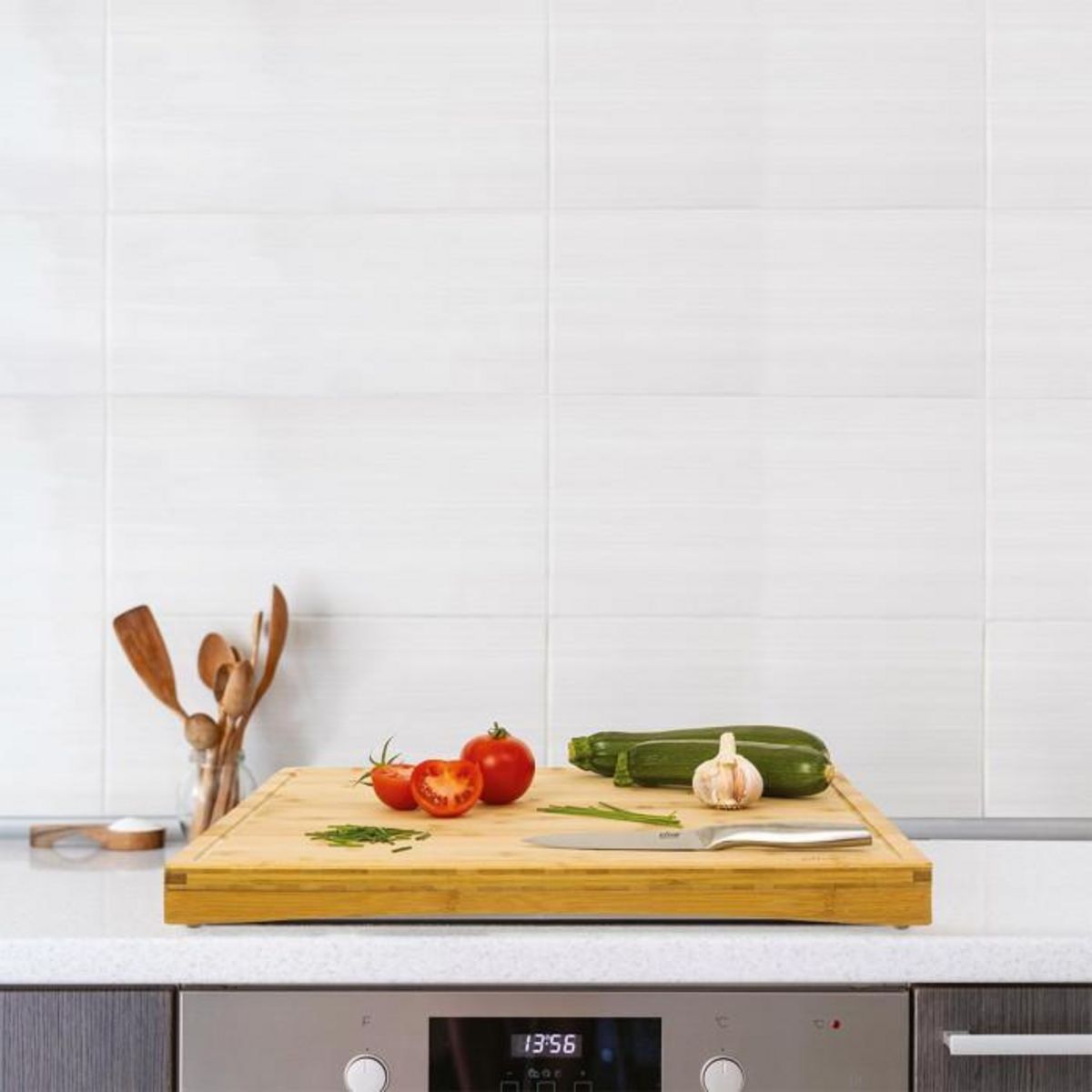 FIVE Cache-Plaque 3 en 1  Bambou  58cm Naturel