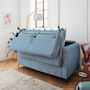 Voir la diapositive 3 : LISA DESIGN Owen - canapé 3 places convertible express couchage quotidien 140 cm matelas 12 cm en velours côtelé