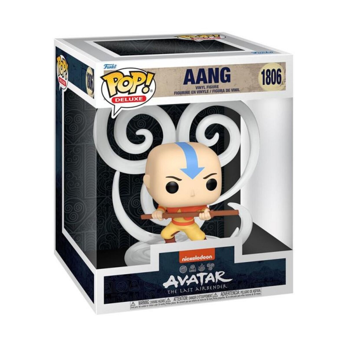 Funko Figurine Funko Pop Deluxe Aang avec socle thématique