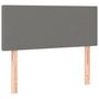 Voir la diapositive 4 : VIDAXL Tete de lit a LED Gris fonce 80x5x78/88 cm Tissu