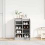 Voir la diapositive 3 : VIDAXL Armoire a chaussures gris beton 57x34x76 cm bois d'ingenierie