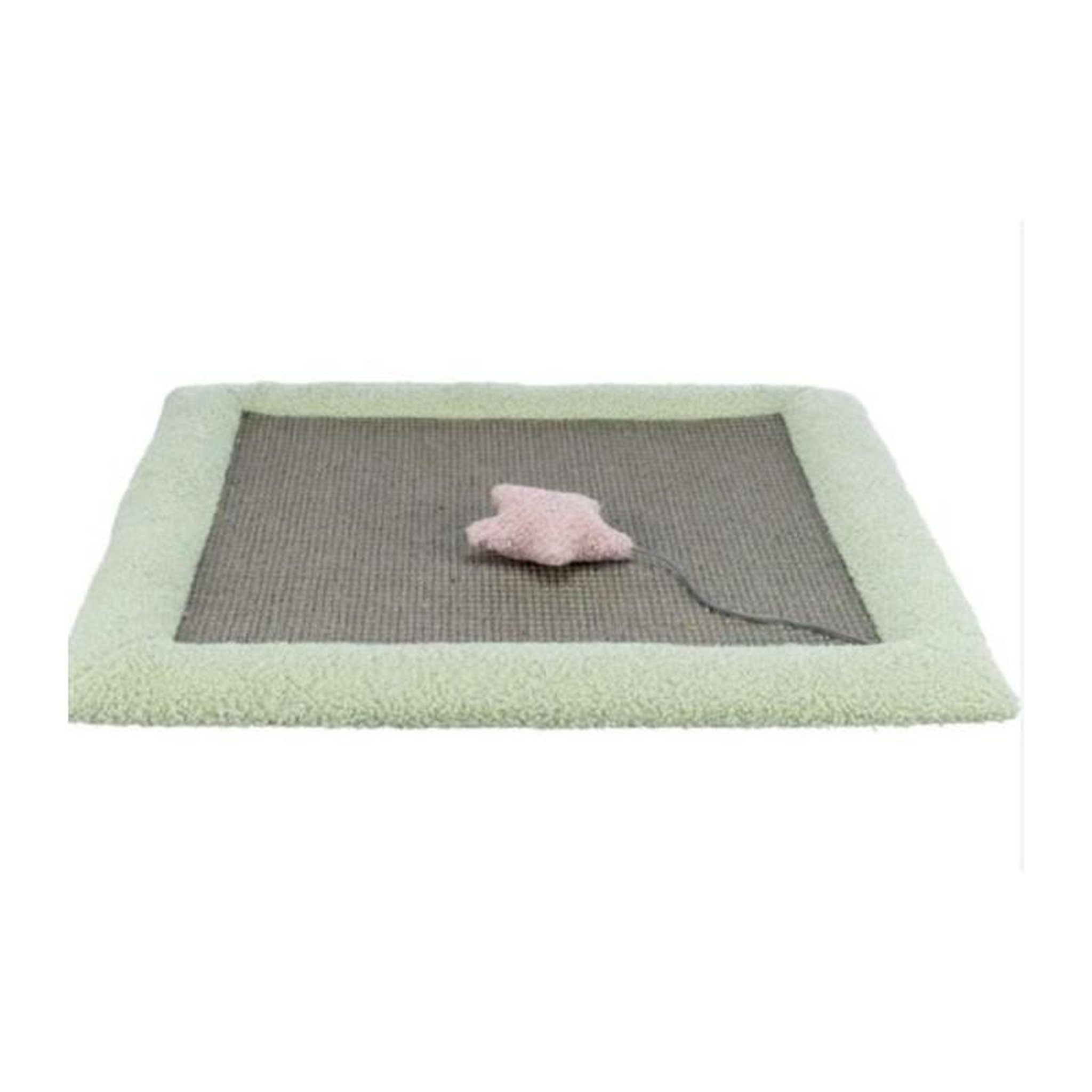 Trixie Junior matelas griffoir - TRIXIE - 47 x 47 cm - Gris / Menthe