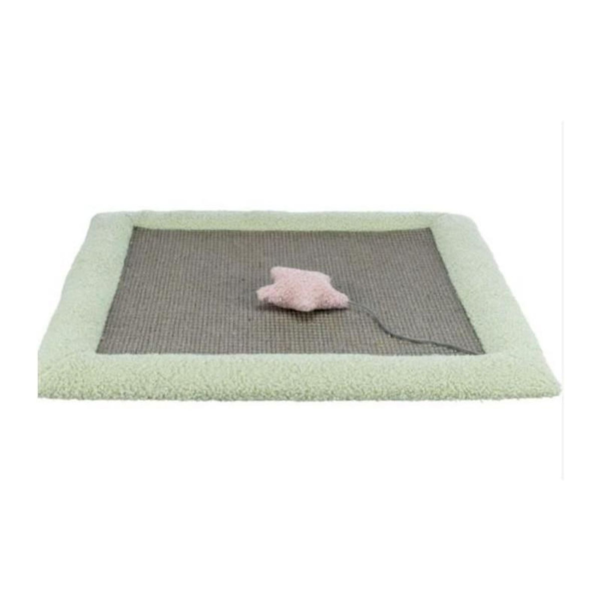 Trixie Junior matelas griffoir - TRIXIE - 47 x 47 cm - Gris / Menthe