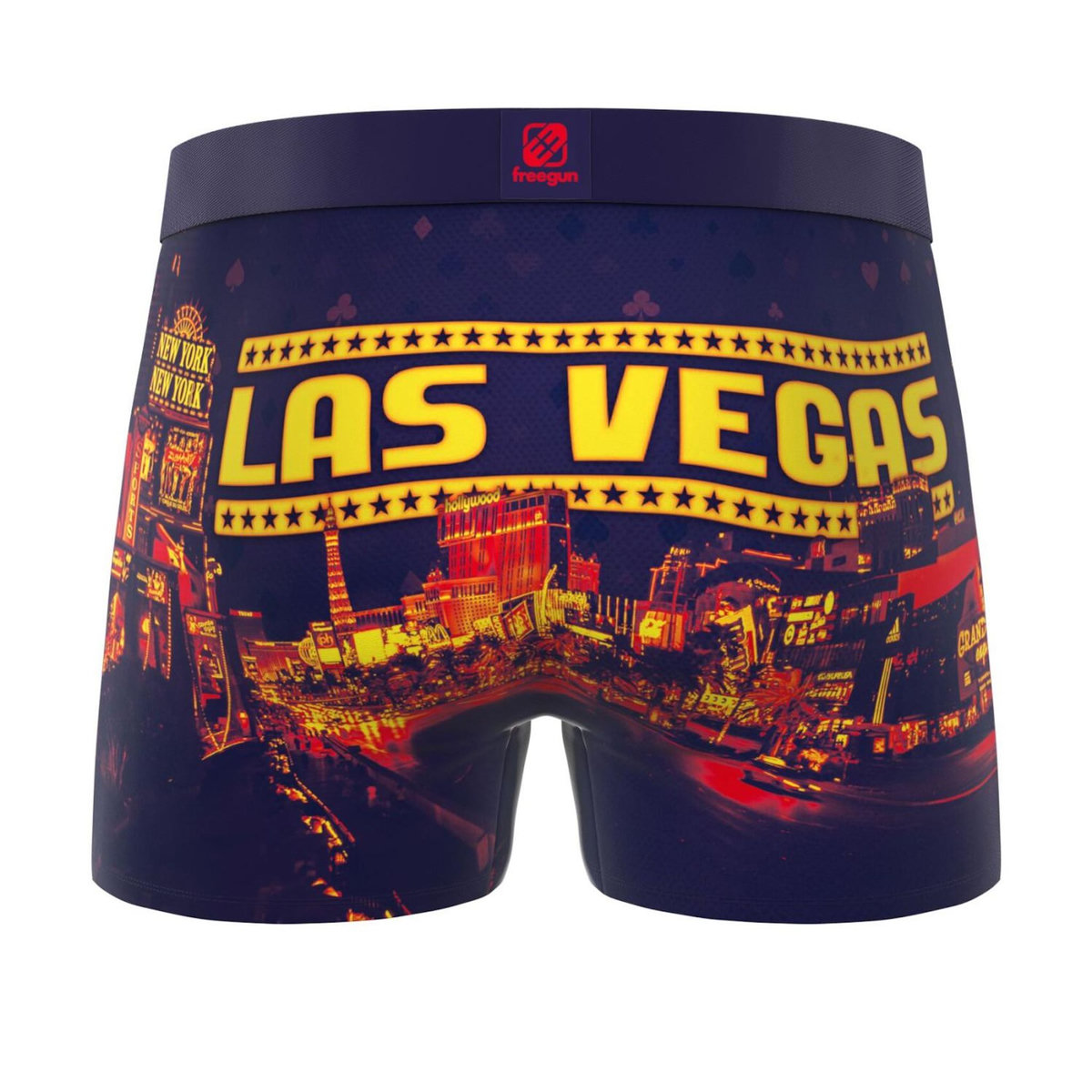 FREEGUN Lot de 3 boxers homme This is America