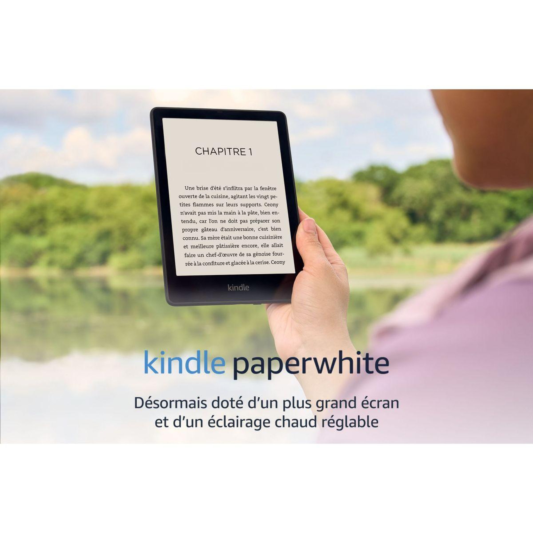 Voir la diapositive 2 : AMAZON Liseuse eBook Kindle Paperwhite 2023 Noire - 16Go