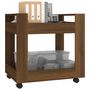 Voir la diapositive 3 : VIDAXL Chariot de bureau Chene marron 60x45x60 cm Bois d'ingenierie