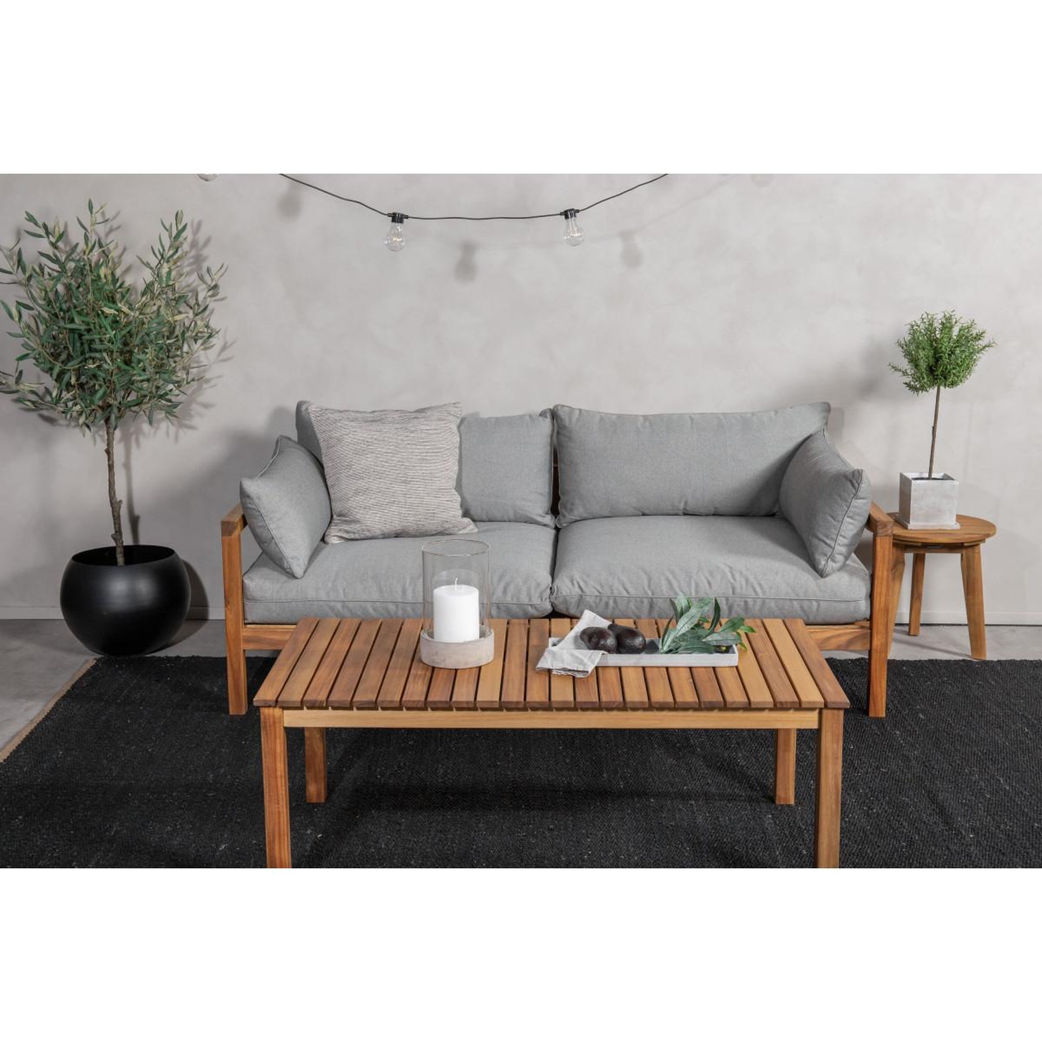 Voir la diapositive 6 : Paris Prix Canapé de jardin 2 places  marion  185cm naturel